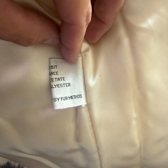 Vintage Wilsons Rabbit Fur Jacket | Size Medium | Genuine Fur Coat - Picture 3 of 8